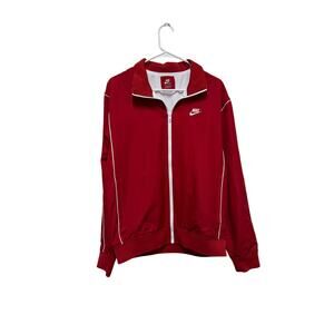 NWT Nike Sportswear Full Zip Jacket Red Size Medium Track Athletic jacket